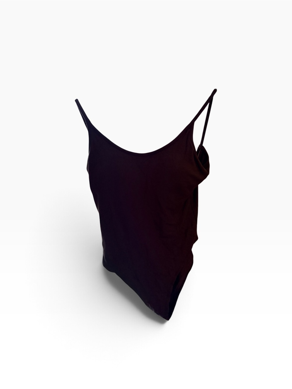 Brown Padded Cami bodysuit with low back (M-L/new from Thailand)